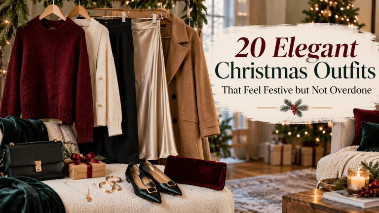 20 Elegant Christmas Outfits That Feel Festive but Not Overdone