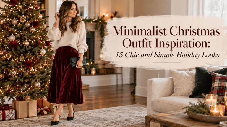 Minimalist Christmas Outfit Inspiration 15 Chic and Simple Holiday Looks