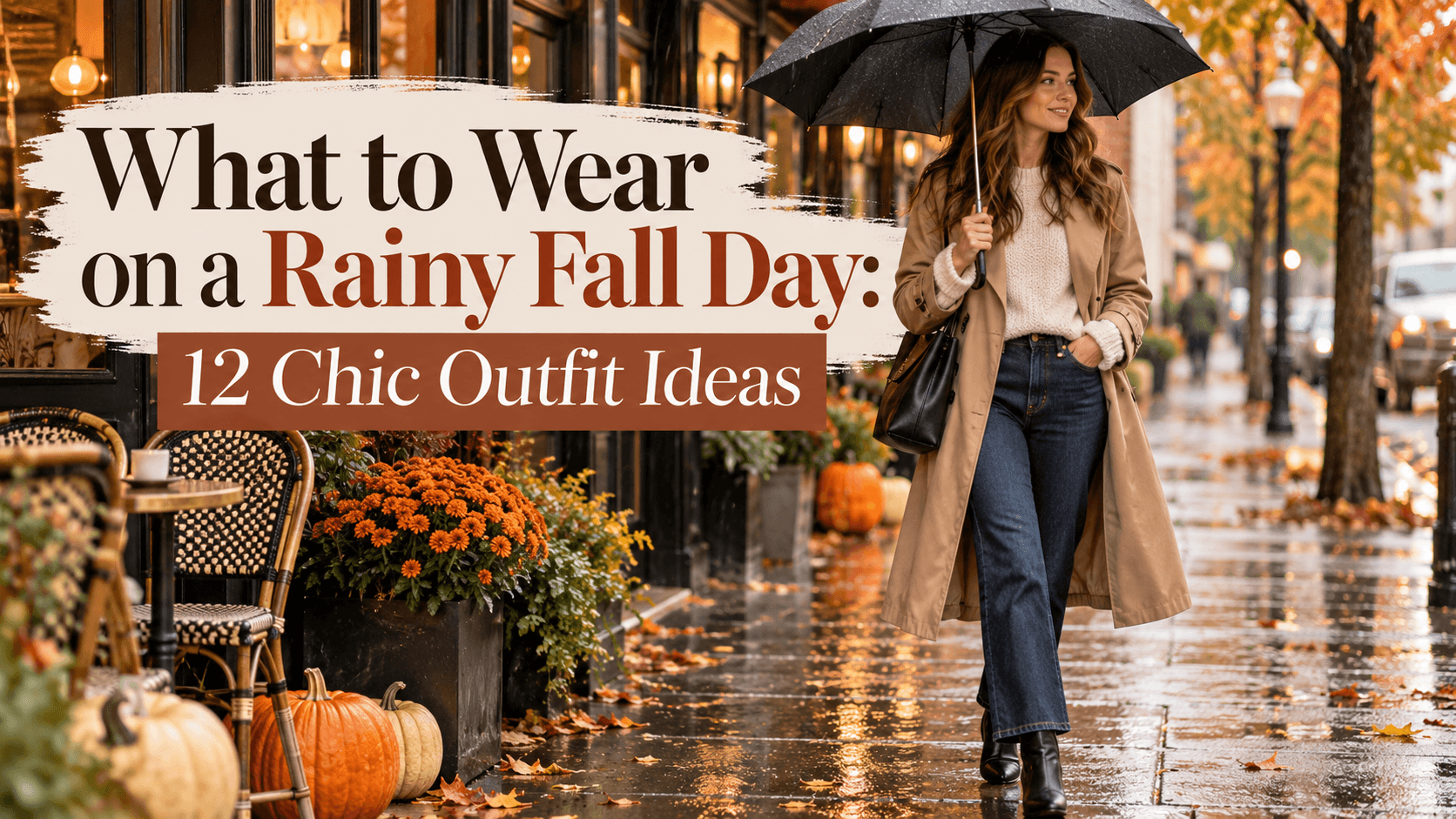 What to Wear on a Rainy Fall Day 12 Chic Outfit Ideas